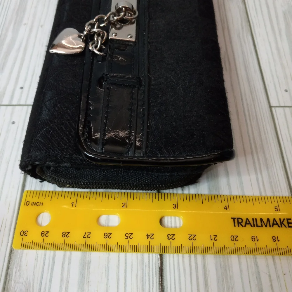 Y2K Heart Print Wallet Wristlet